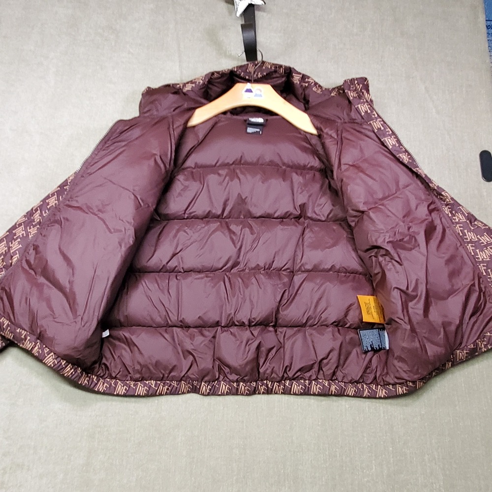 The North Face Womens Hydrenalite Hooded Puffer Jacket NF0A5GGG Brown Large NWT - Picture 4 of 16